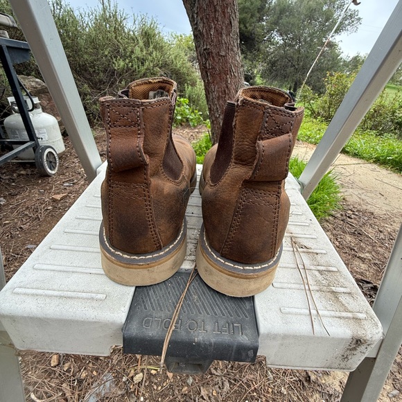 Women’s Wedge Sole Pull On Work Boots 6.5 - Picture 8 of 10
